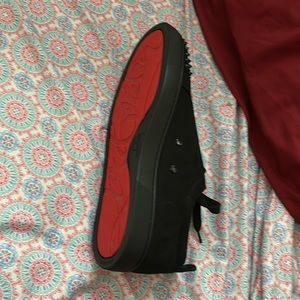Christian Louboutin - Louis Junior Spikes Black - Mens Shoes - Size 42